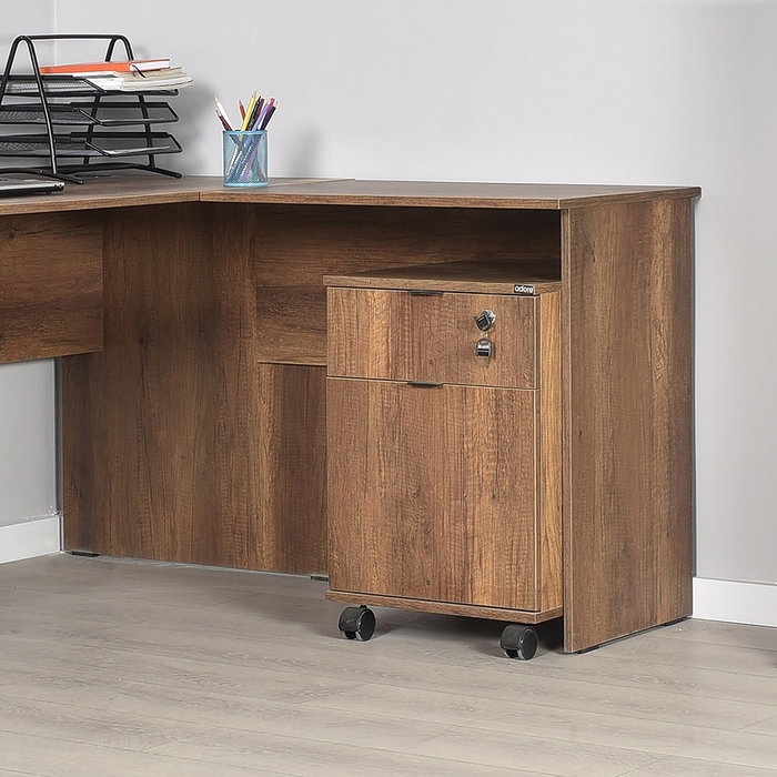 Hanah Home Rms-320-Oo-1 Escritorio de estudio en Nogal Hanah Home Rms-320-Oo-1 Escritorio de estudio en Nogal